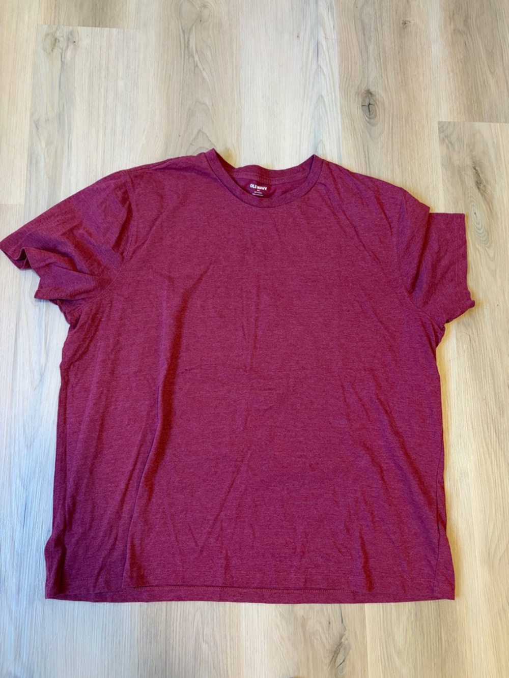Old Navy Men's Softed-Washed Crewneck Tee in Maroon - Size XXL